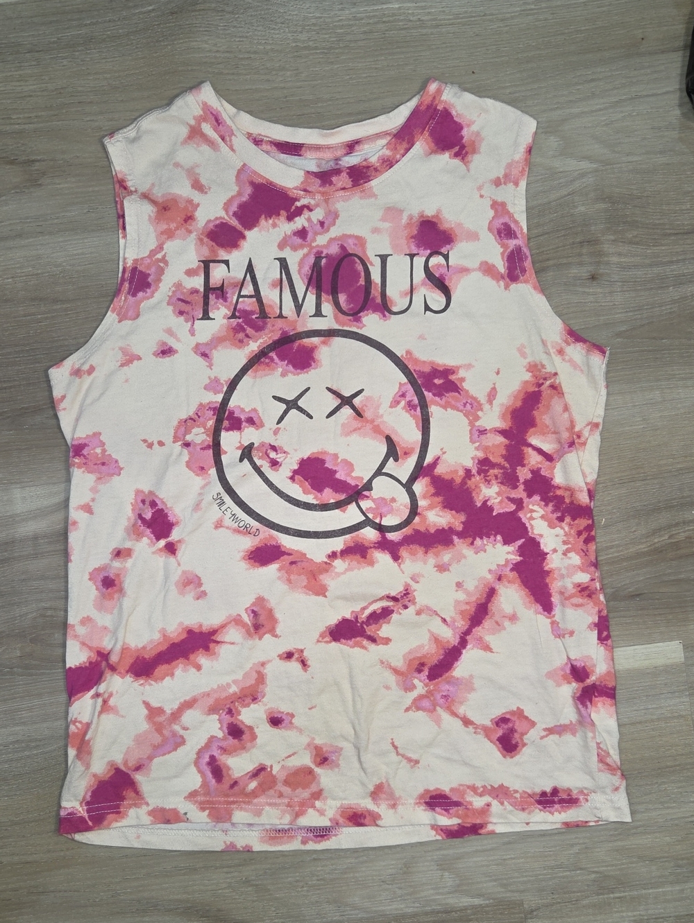 •Old Navy• Little Girls "Famous" Tie-dye Tank Top